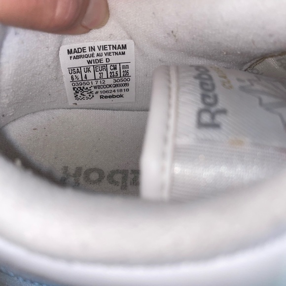 Reebok Women's Princess Sneakers Comfy Walking Tennis Shoes classic white sz 6.5 - Picture 8 of 8